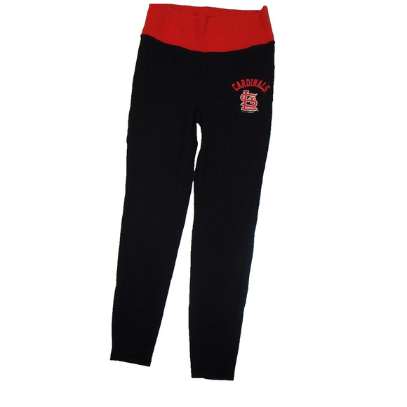 St. Louis Cardinals Women's Black Leggings Genuine Merchandise by 5th&Ocean SZ M - Picture 1 of 10